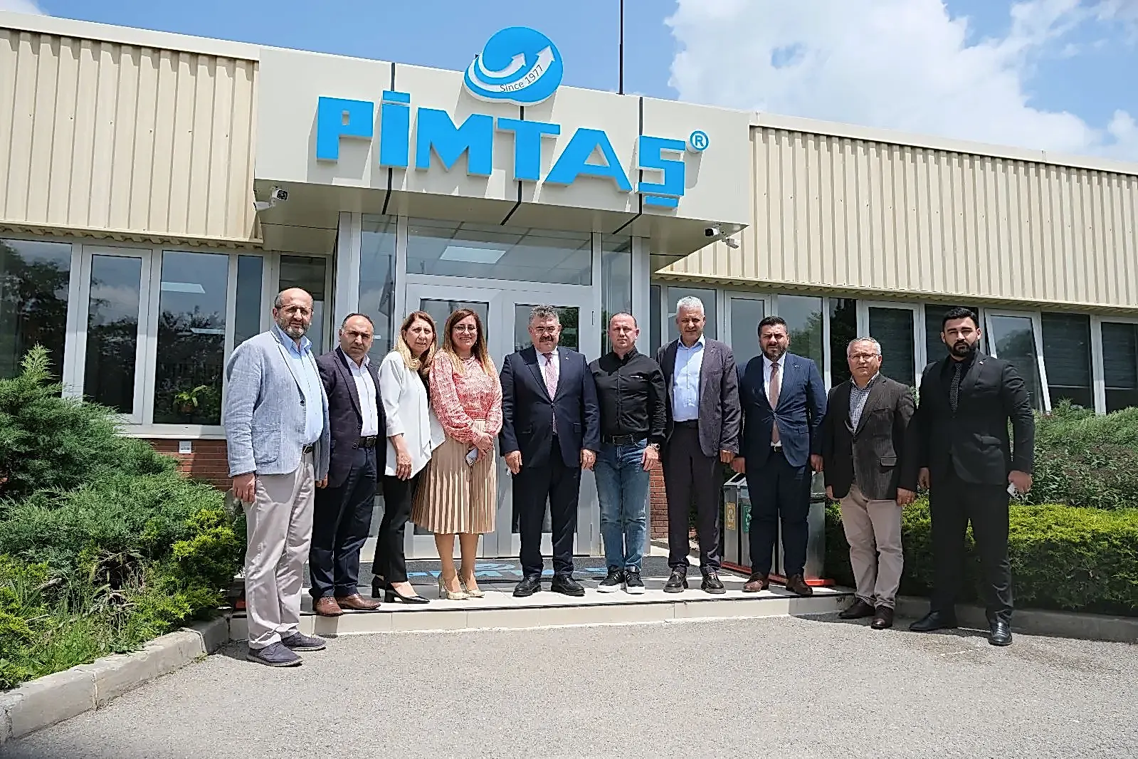 Visita del Vicepresidente de Kocaeli, Veysel Tipioğlu, a Pimtaş Plastic
