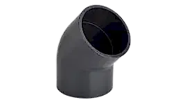 UH-PVC 45º Yapıştırma Muflu Dirsek