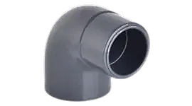 UH-PVC 90º Yapıştırma Muflu Redüksiyonlu Dirsek