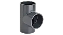 UH-PVC Yapıştırma Muflu Te