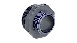 UH-PVC Çift Tarafı Dış Diş Redüksiyonlu Adaptör