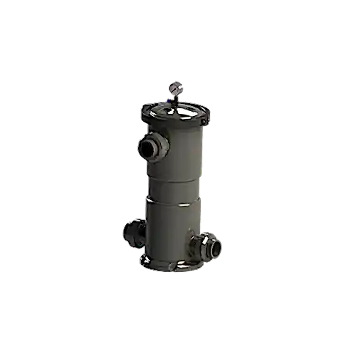 Nano Fiber Vortex Filtre 17 m3/h Giriş - Çıkış 90°