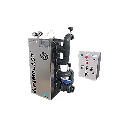 Otomatik Aqusycn Sensör Kontrollü Nano Fiber Vortex Filtre 17 m3/h Giriş-Çıkış Aynı Yön